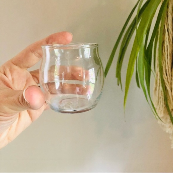 Small Clear Glass Candle Votive Jar - Picture 2 of 5